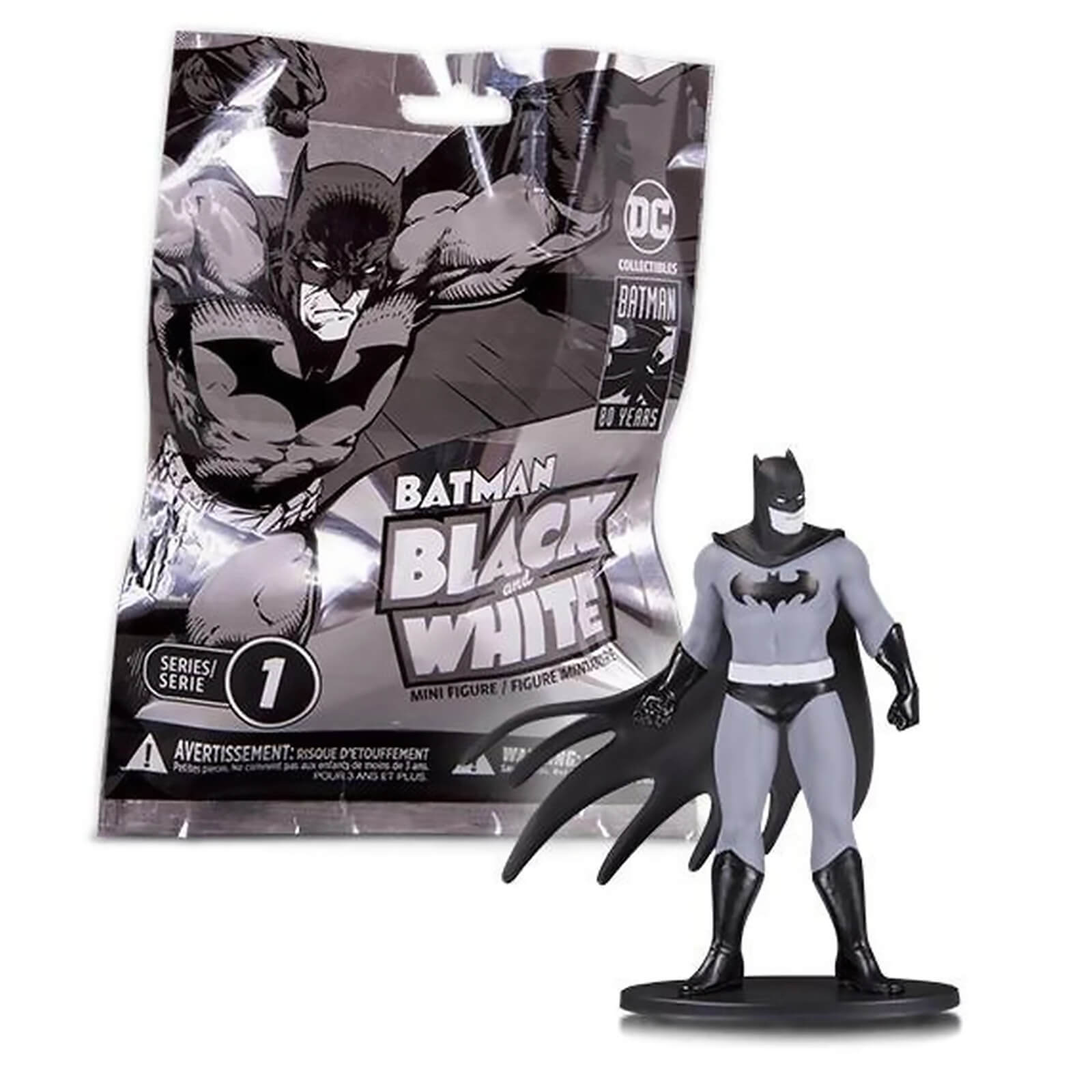 DC Collectibles Batman Mini-Figures/Black & White Series 1 | Elegant collectibles for fans