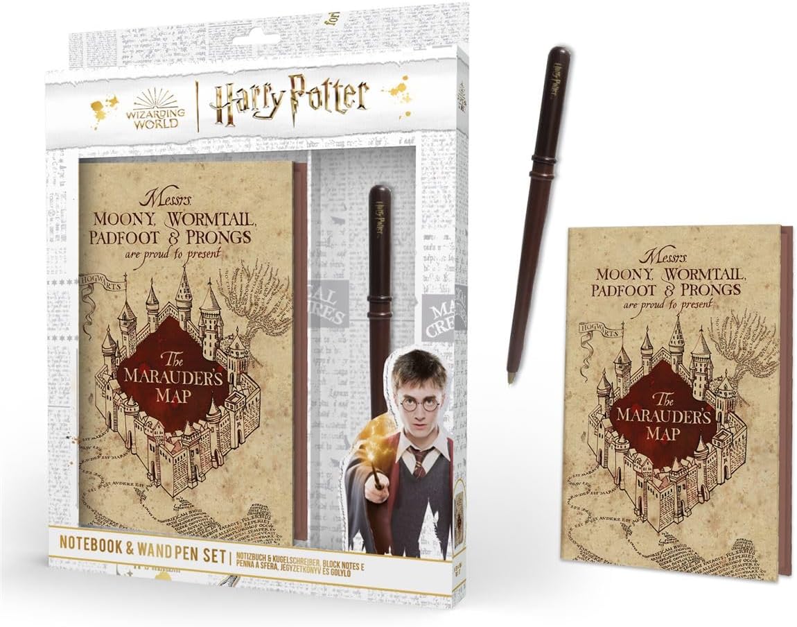 Harry Potter - Writing Set - Notebook & Magic Wand Pen