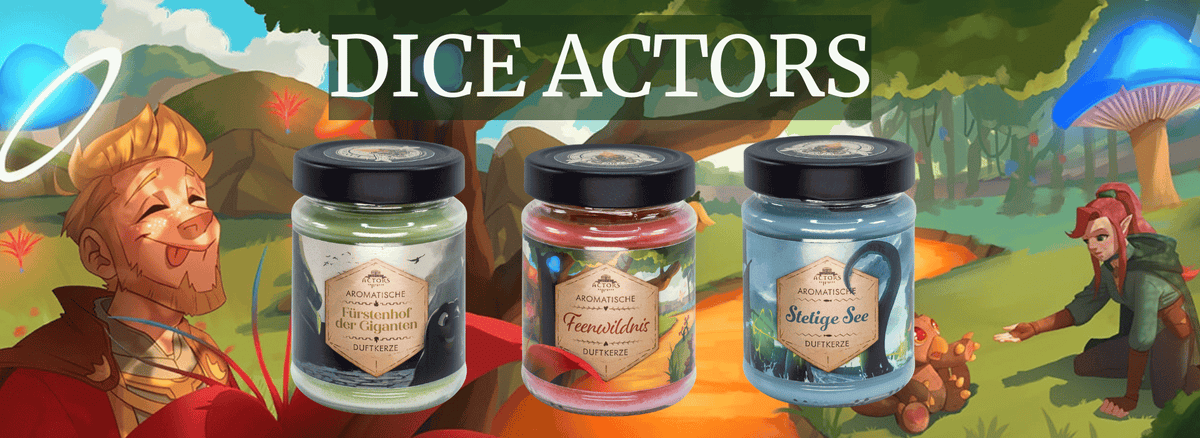 Dice Actors Duftkerzen