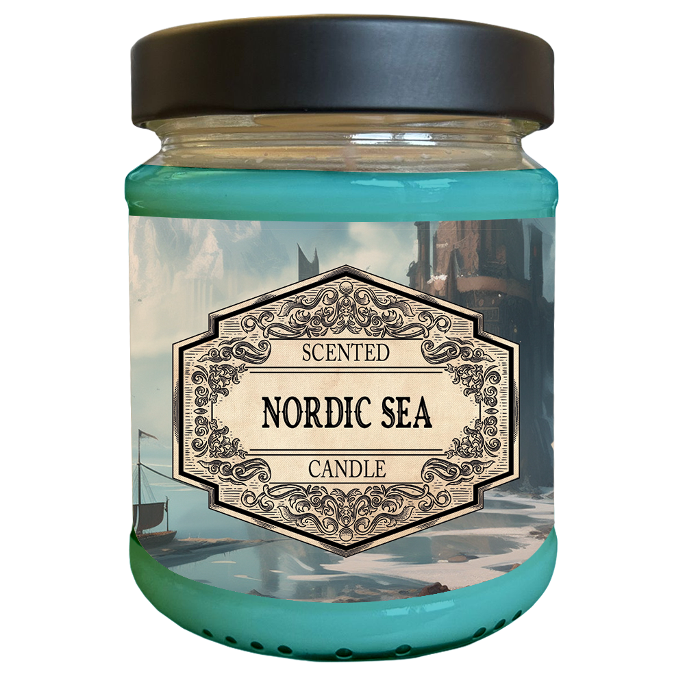 Scented Candle - Nordic Sea with surprise dice