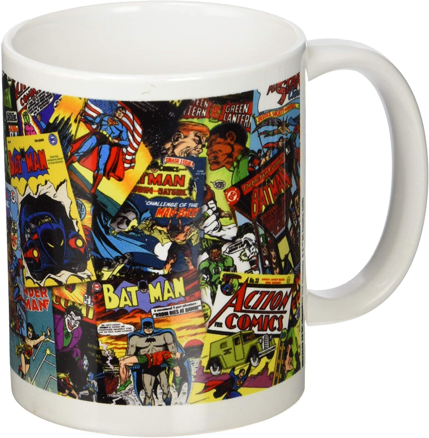 DC Universe Comic Print Mug | Stylish mug for superhero fans