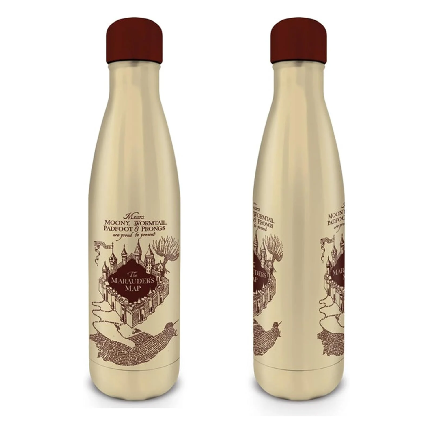 Harry Potter Stainless Steel Water Bottle – Marauder's Map | 540 ml
