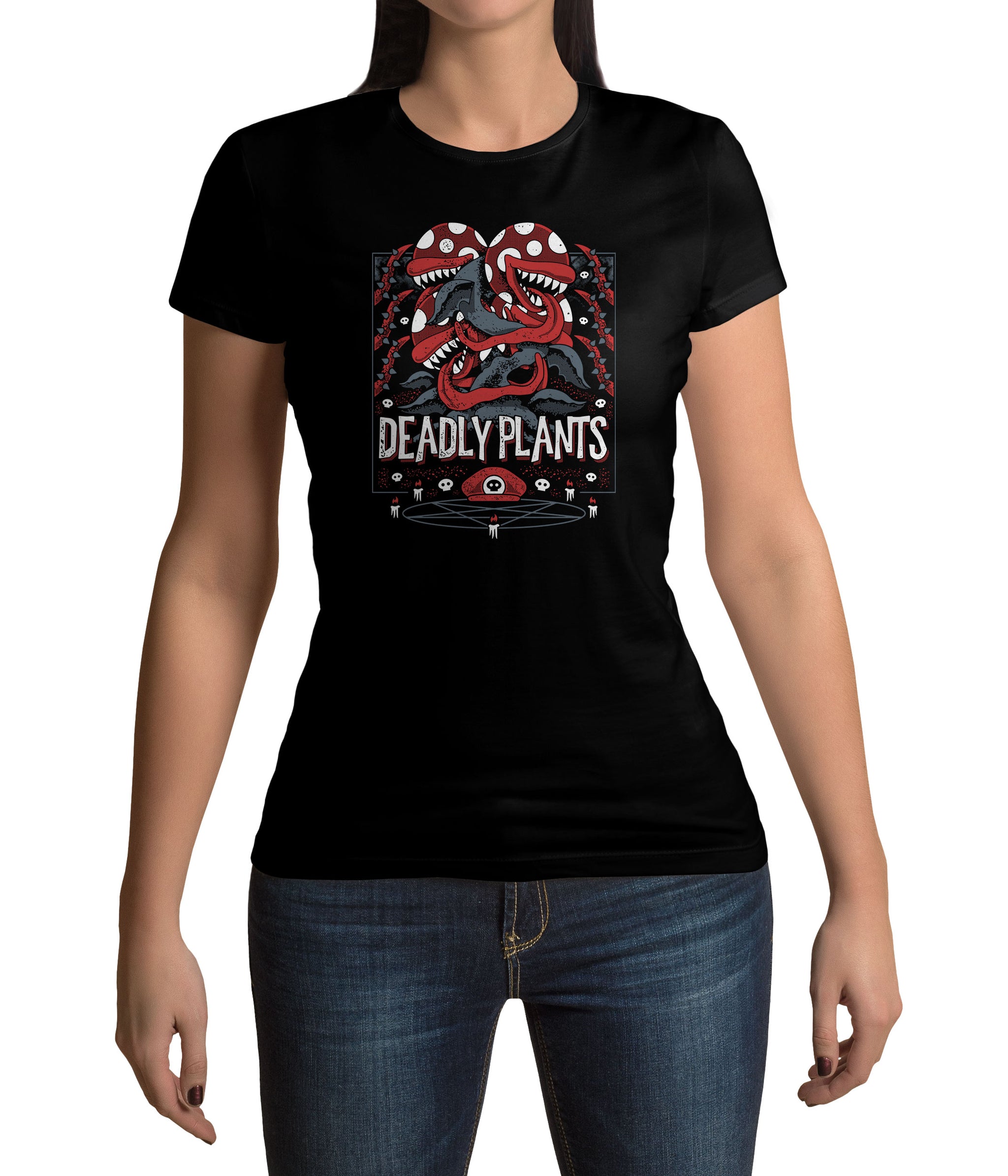 Piranha Pflanze Tshirt, Super Mario Nerd Shirt