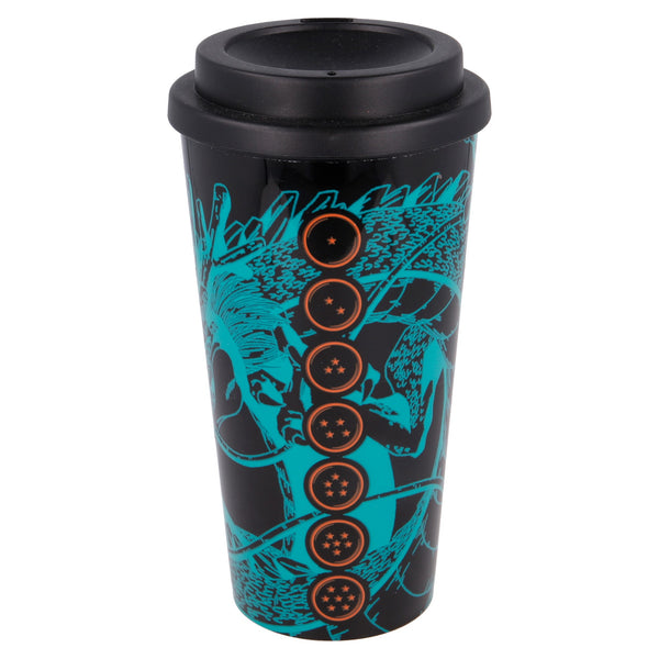 Dragon Ball - Coffee-To-Go-Becher (schwarz/türkis)