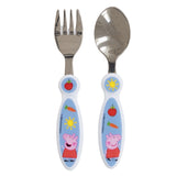 Peppa Pig - Metall-Besteckset - Gabel und Löffel