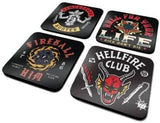 Stranger Things Untersetzer Set, Hellfire Club Untersetzer Stranger Things