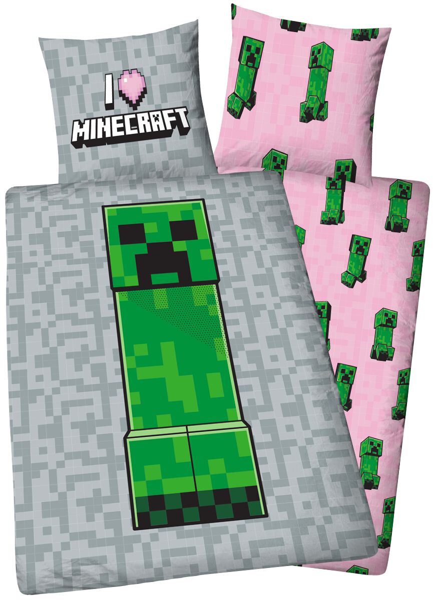 Minecraft - I love Minecraft bedding