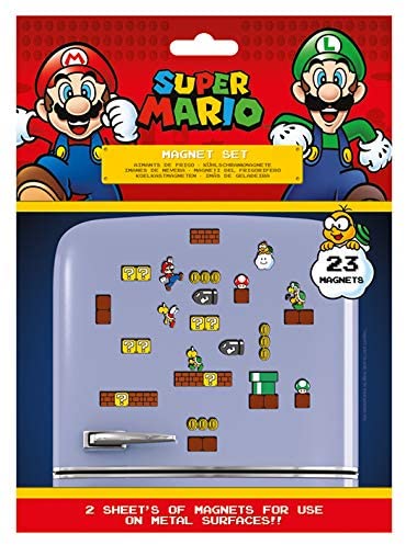 Nintendo - Super Mario - Magnet Set mit 23 Magneten