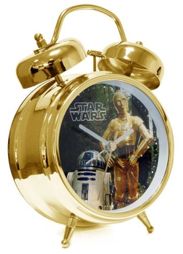 Star Wars - R2D2 & C-3PO - Wecker in Metall