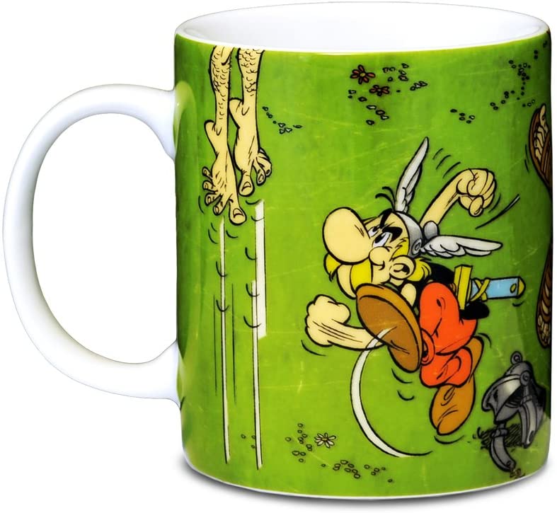 Asterix der Gallier - Tasse - Asterix & Obelix (grün)