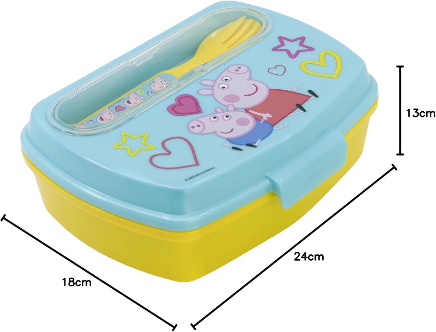 Peppa Pig - Brotdose mit Besteck