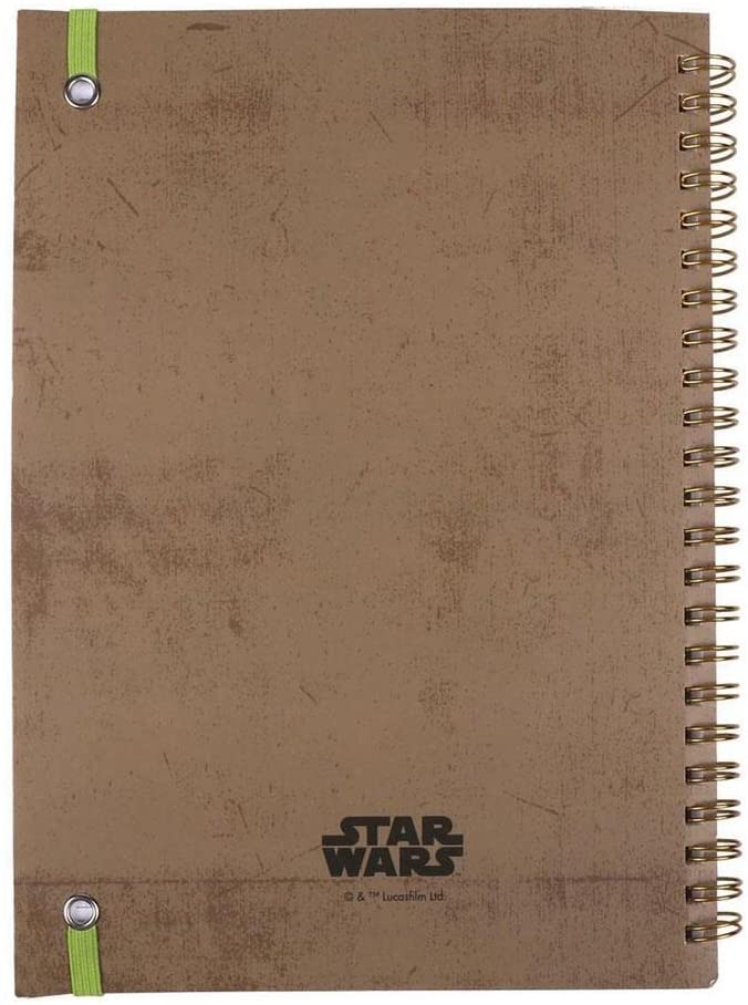 Star Wars - The Mandalorian Baby Yoda Wanted A5 Ring-Notizbuch