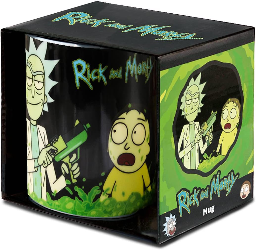 Rick and Morty Tasse Schwarz, Rick and Morty Mug 