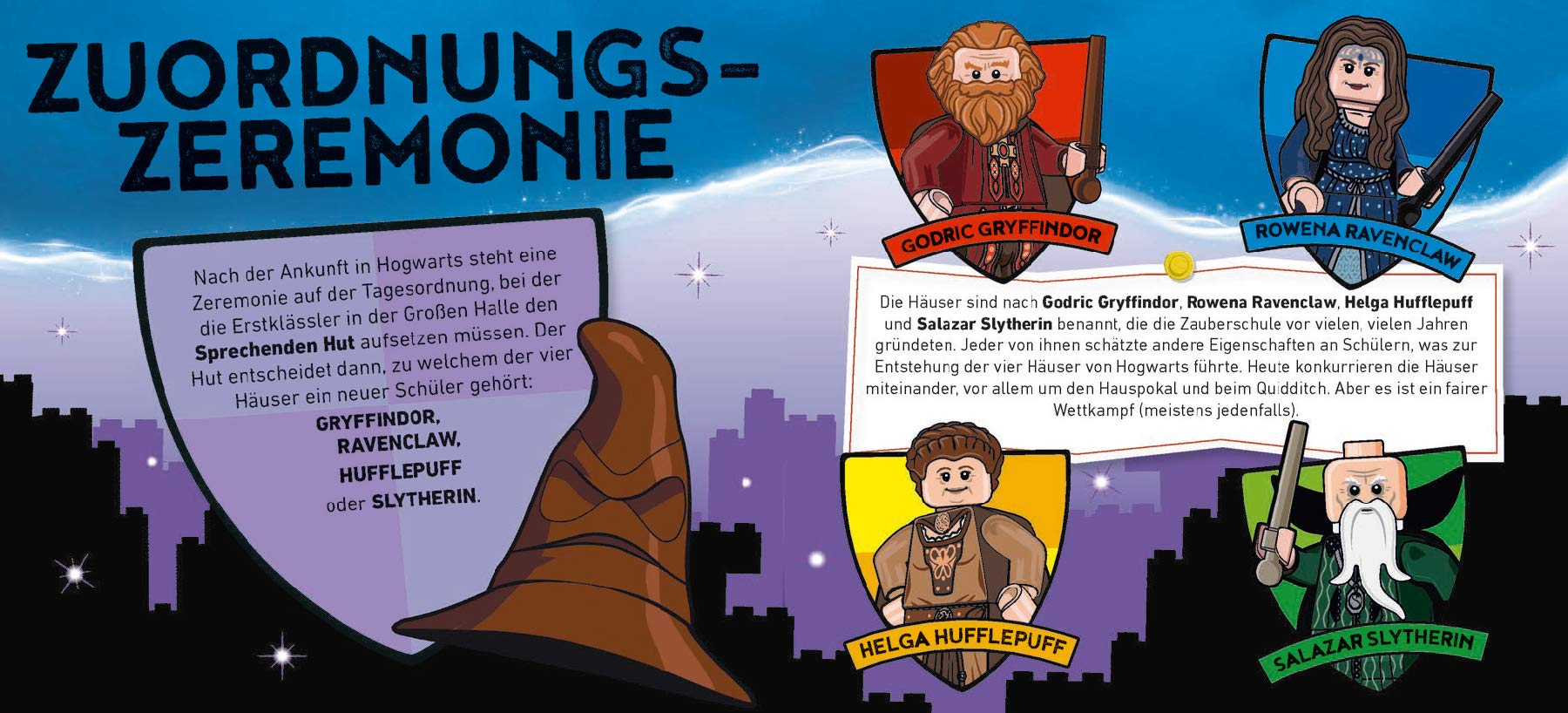 Harry Potter - LEGO® Harry Potter: Alles über Hogwarts: Schulfächer, Zaubersprüche, Quidditch und me