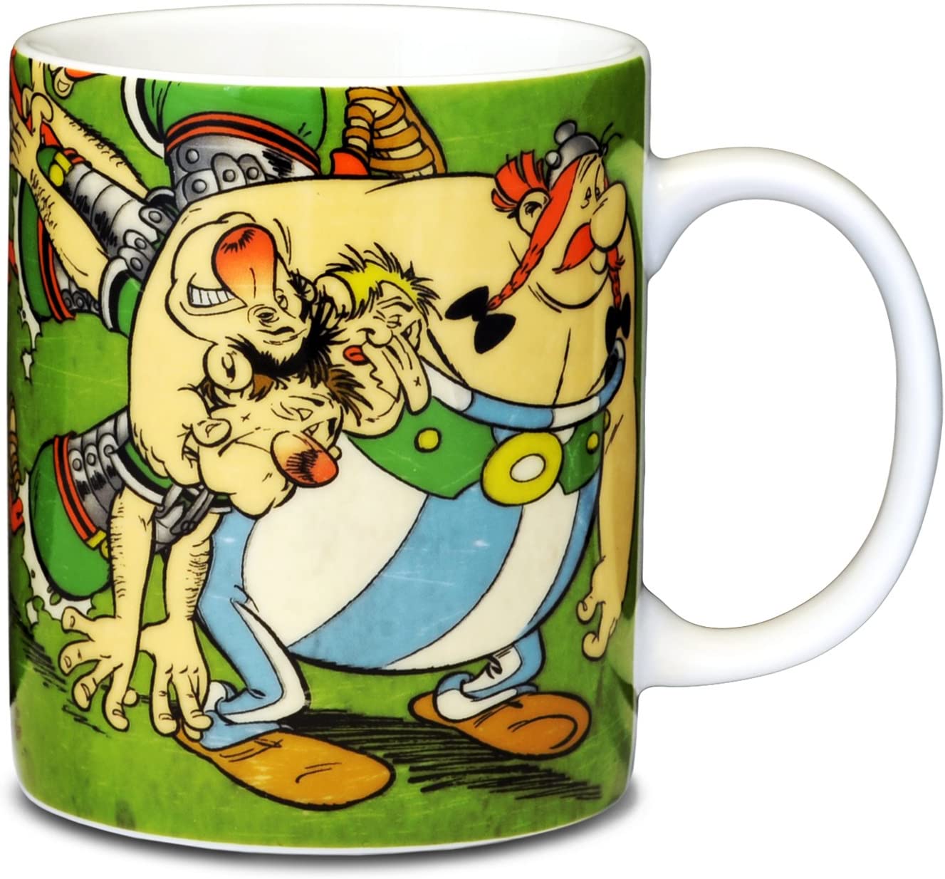 Asterix der Gallier - Tasse - Asterix & Obelix (grün)