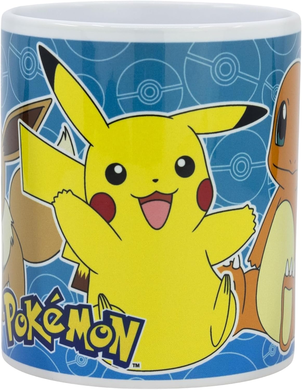 Pokemon - Evoli-Glumanda-Pikachu - Tasse