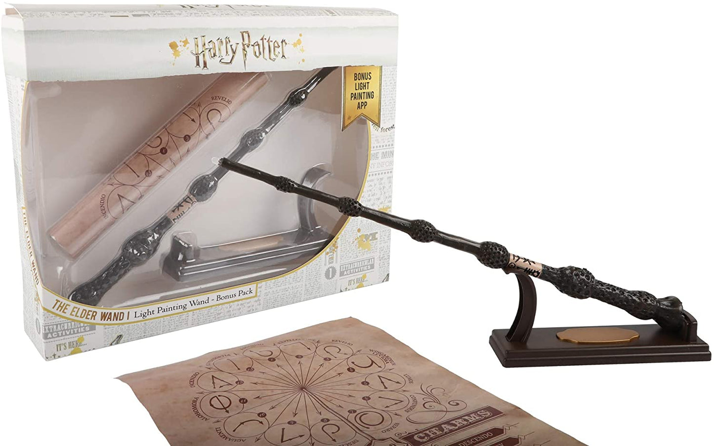 Harry Potter Elderstab replik, Lichtmalerei, Leuchtender Zauberstab 