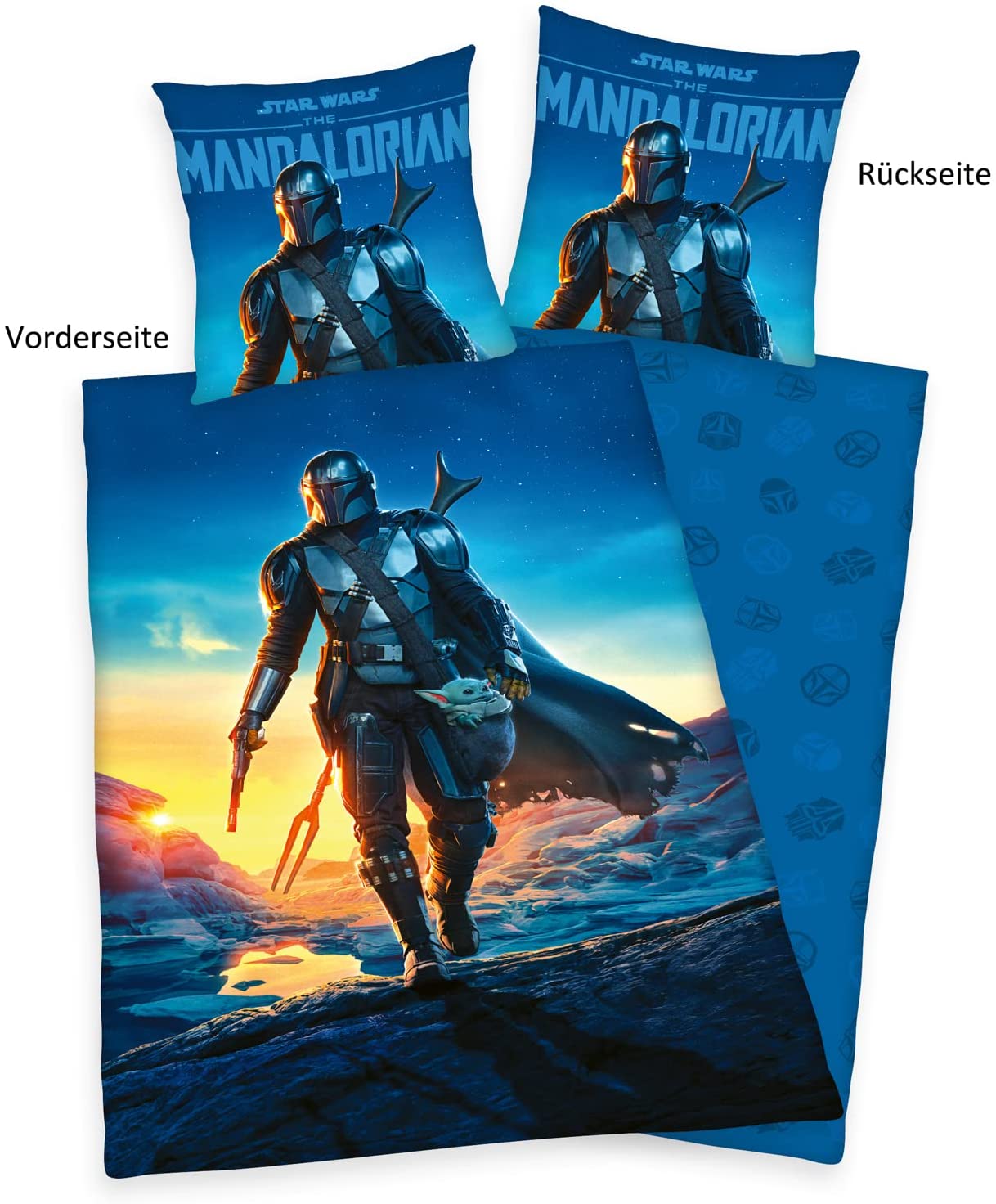 Star Wars - The Mandalorian Bettwäsche-Set