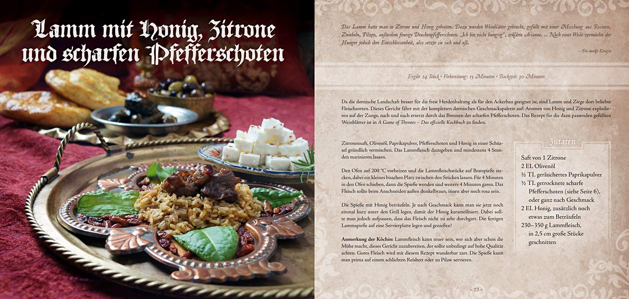 From the Sands of Dorne: Eine Ergänzung zu A Game of Thrones – Das offizielle Kochbuch