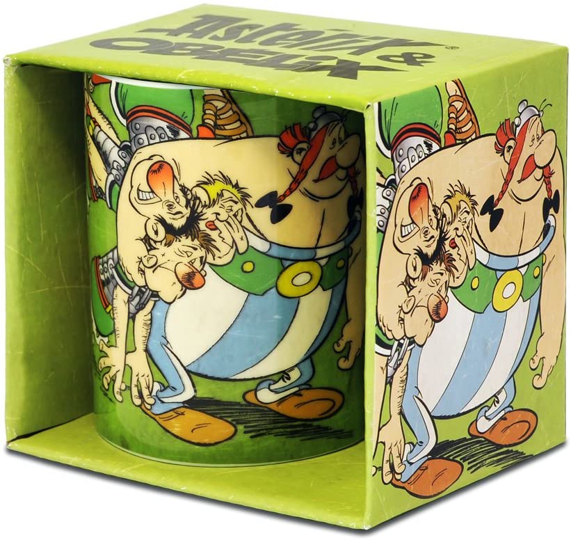 Asterix der Gallier - Tasse - Asterix & Obelix (grün)