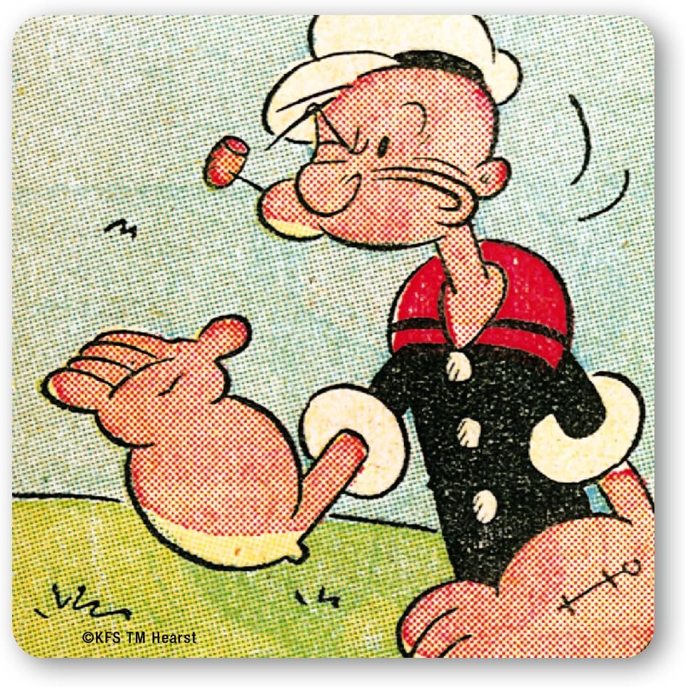 Popeye - Muskel - Untersetzer