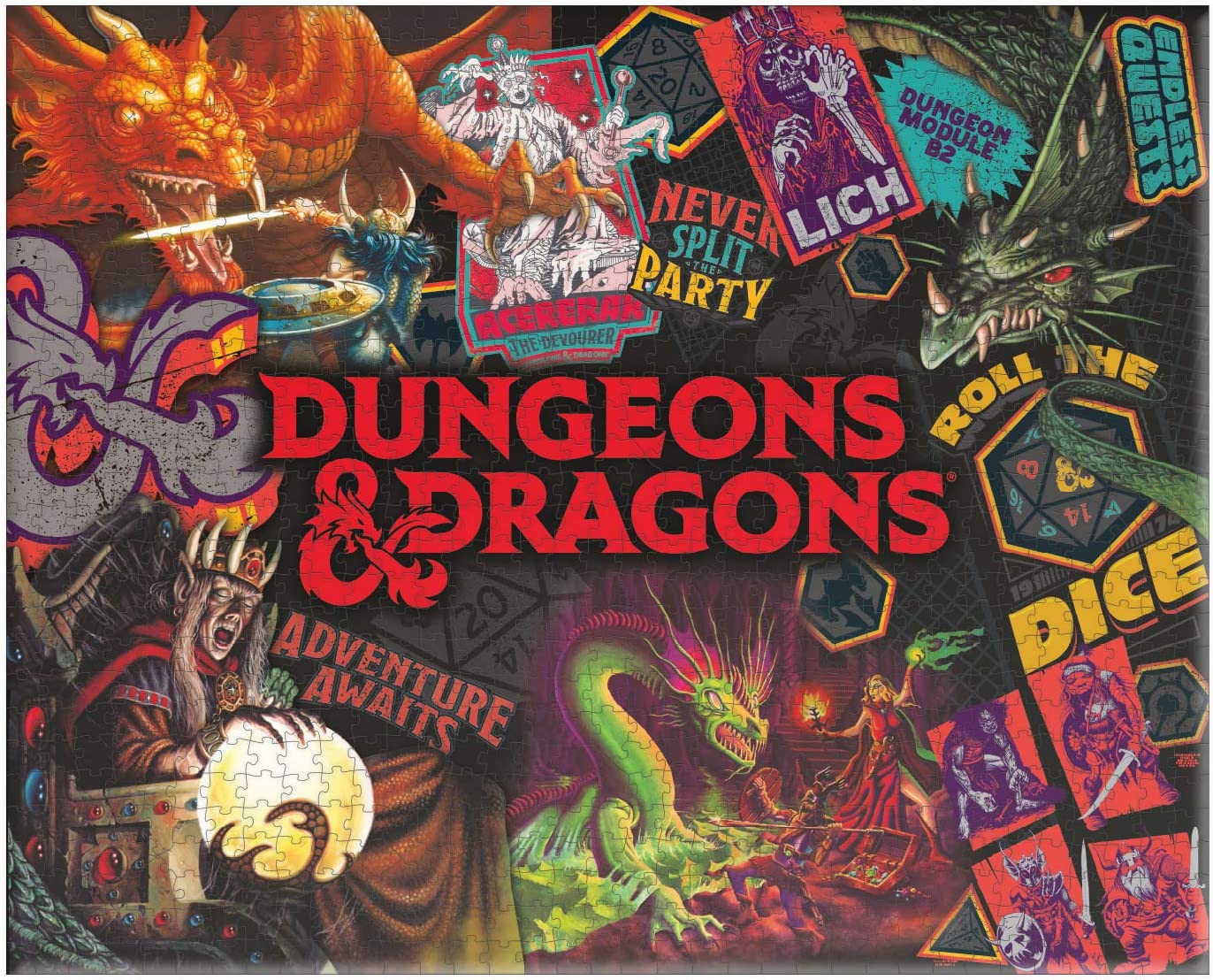 Dungeons and Dragons Puzzle, Dungeons and Dragons Spiel