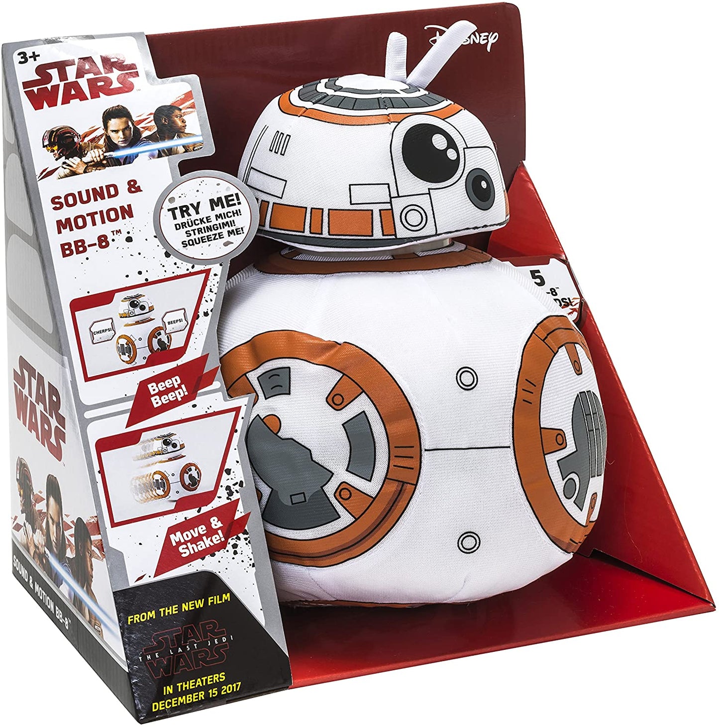 Star Wars - BB-8 Plüsch mit Bewegung (30 cm)