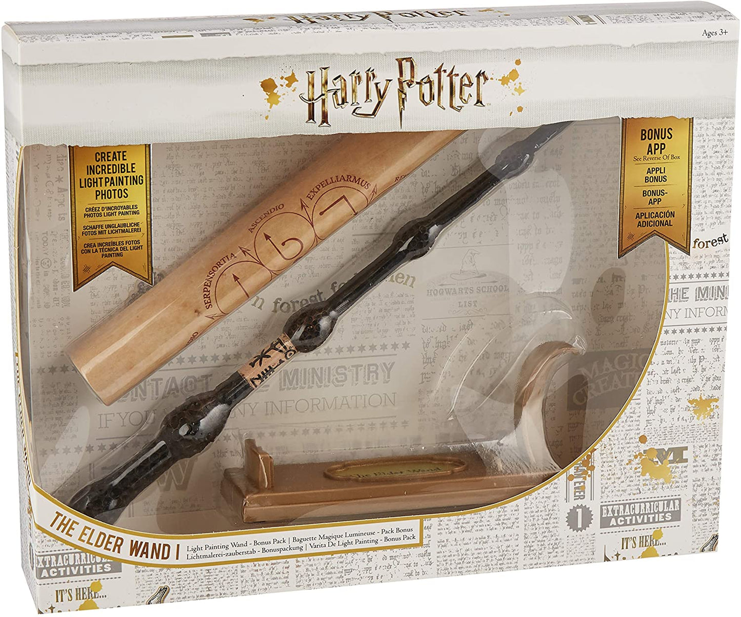 Harry Potter Elderstab replik, Lichtmalerei, Leuchtender Zauberstab