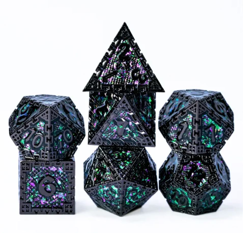 Pen and Paper - Metall Würfel Set - Drachenbelagerung Set
