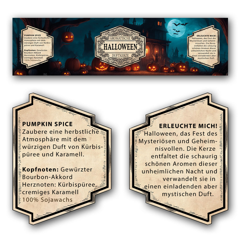 Duftkerze Halloween - 3er Bundle
