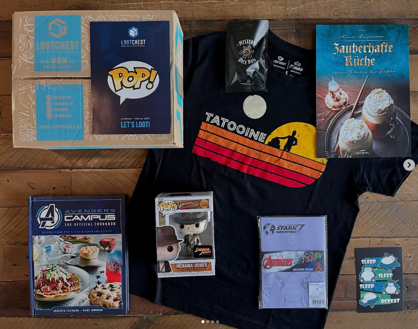 Lootchest T-Shirt Inhalte Januar