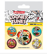 Looney Tunes - Bugs Bunny 80th Anniversary Buttons Badge Pack