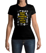 Mit diesem Nerd und Geek Shirt für eingefleischte Filmfans kannst du auf einen Blick eine Reise durch die verschiedenen Episoden des Filmklassikers machen. 
