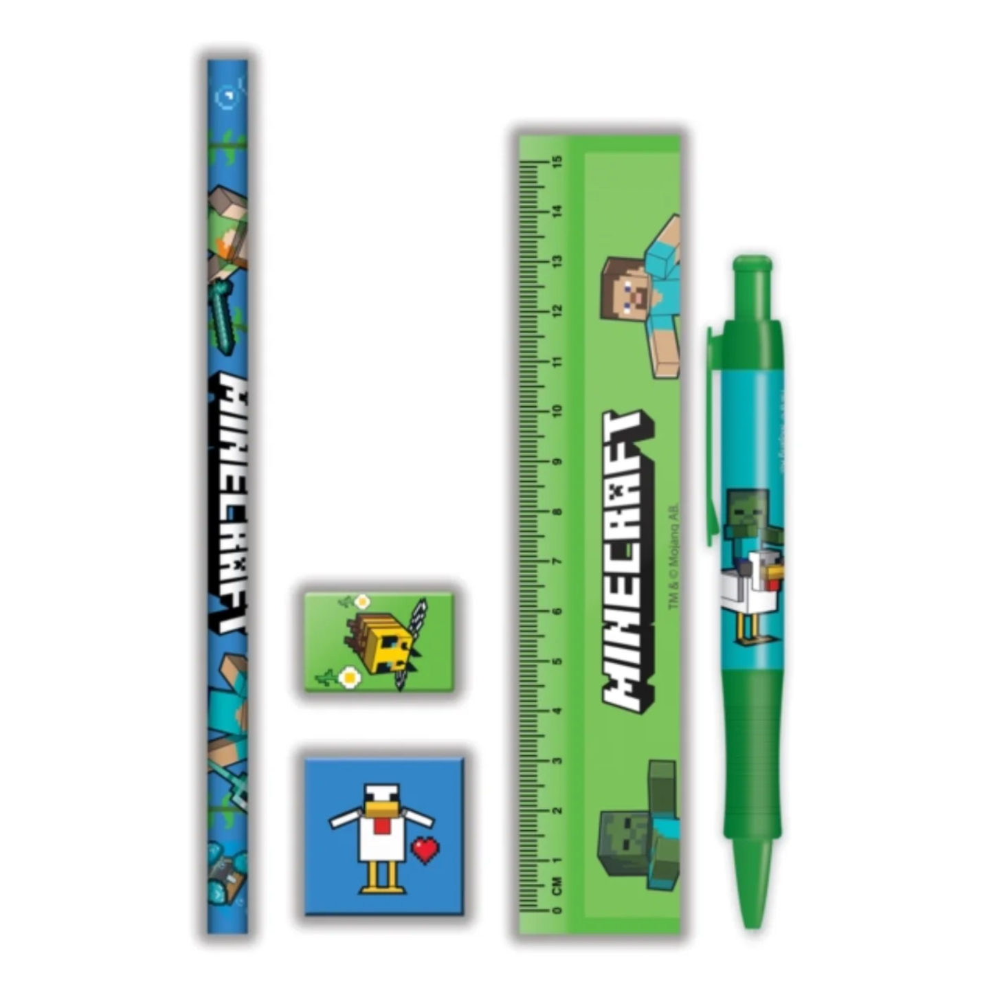 Minecraft Schrieb Set