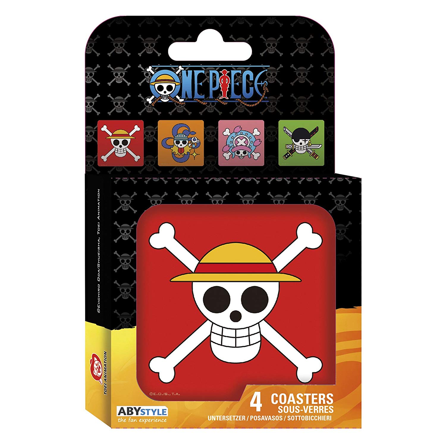 One Piece - Skulls Untersetzer