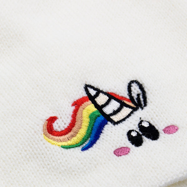 Pummeleinhorn - Long Beanie (creme)