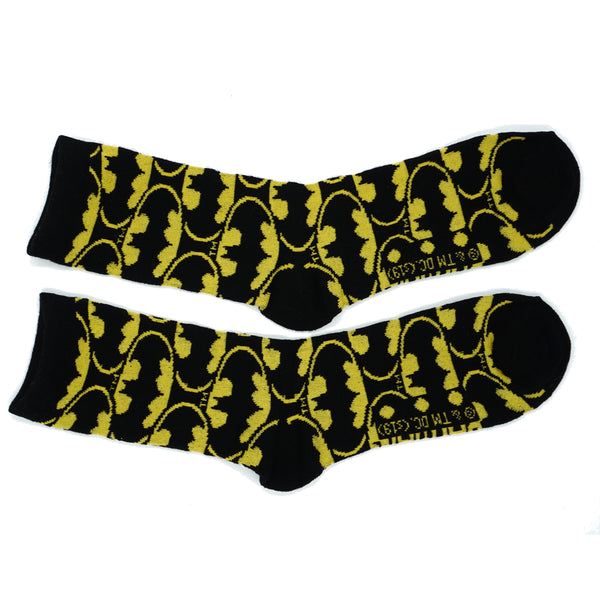Batman - Socken (schwarz mit Logo)