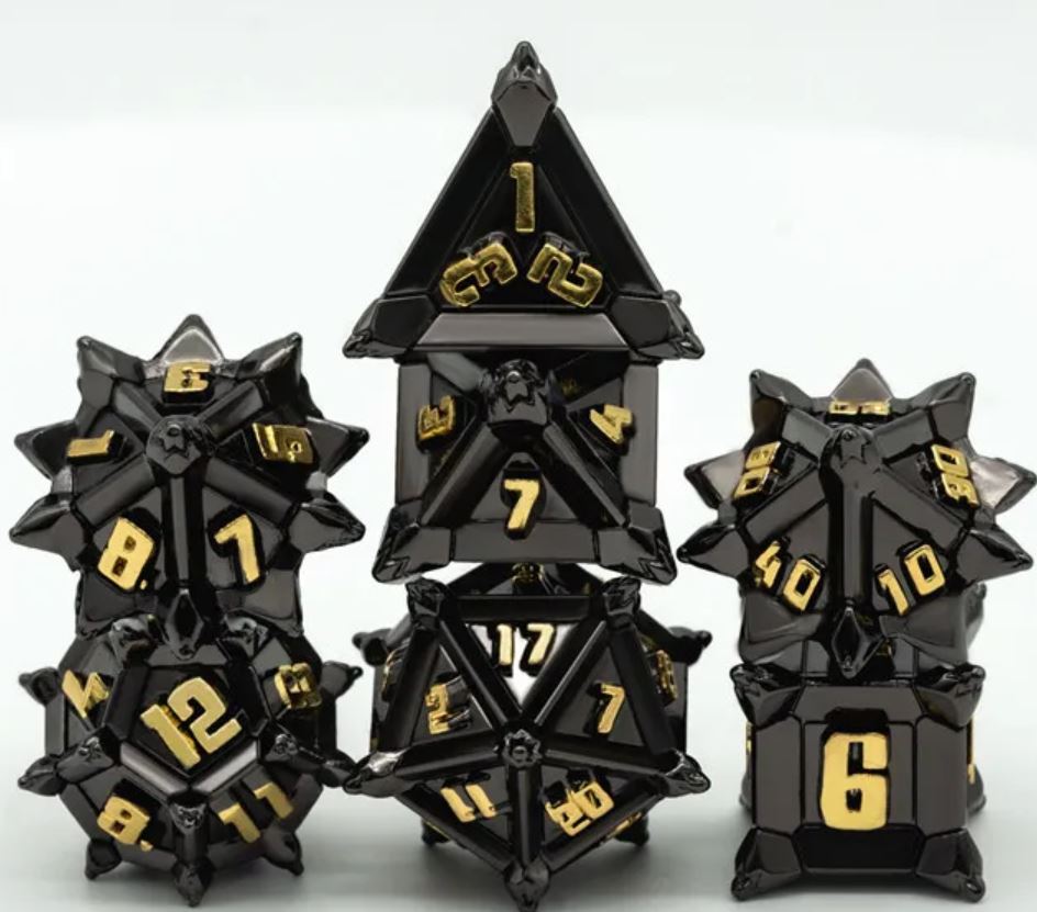 Pen and Paper - Metall Würfel Set - Morgenstern Set