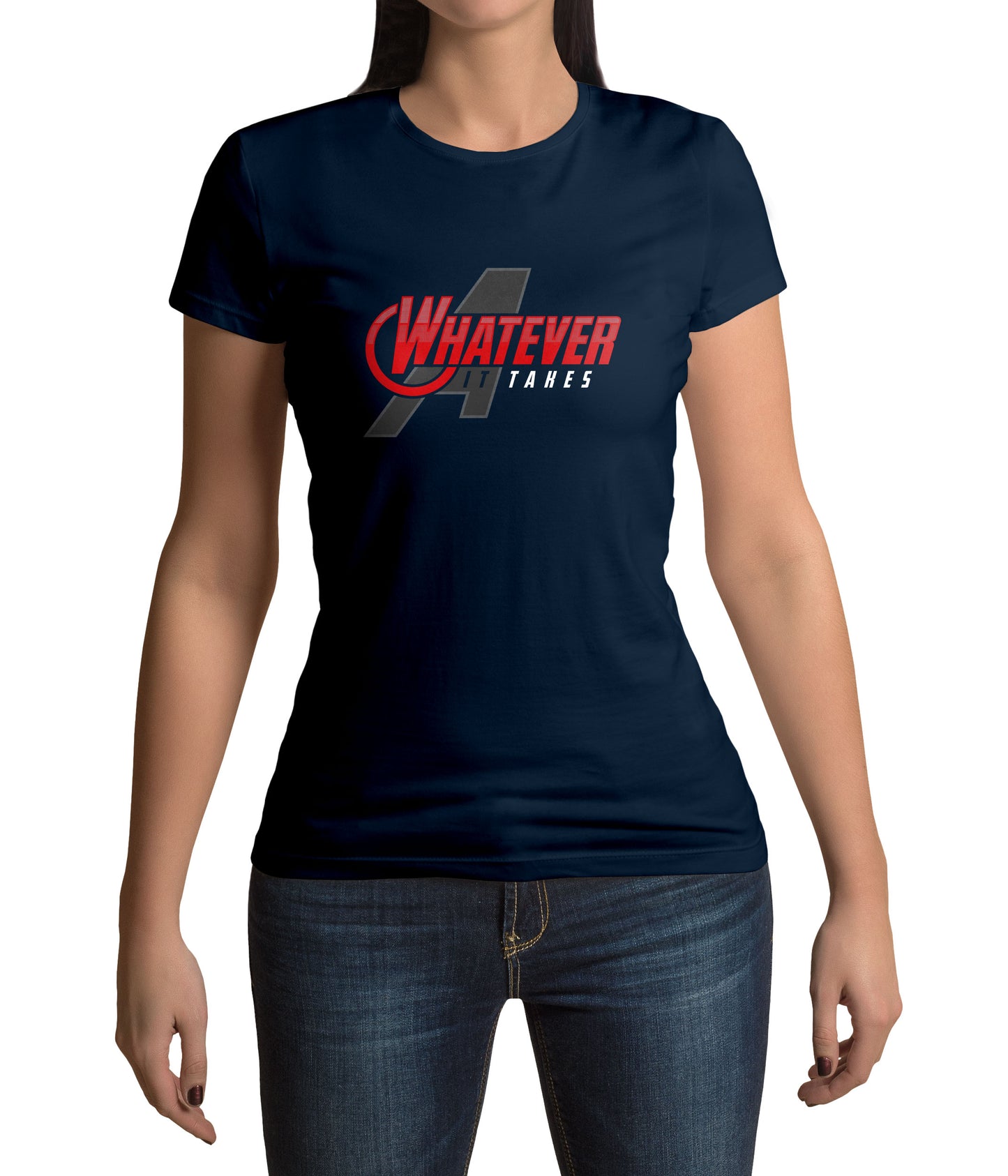 Fühle dich mit diesem blauen "Whatever it Takes" nerdy T-Shirt aus 100 % Baumwolle selbst ein wenig heldenhaft und greif online zu. Verfügbar in S-5XL.