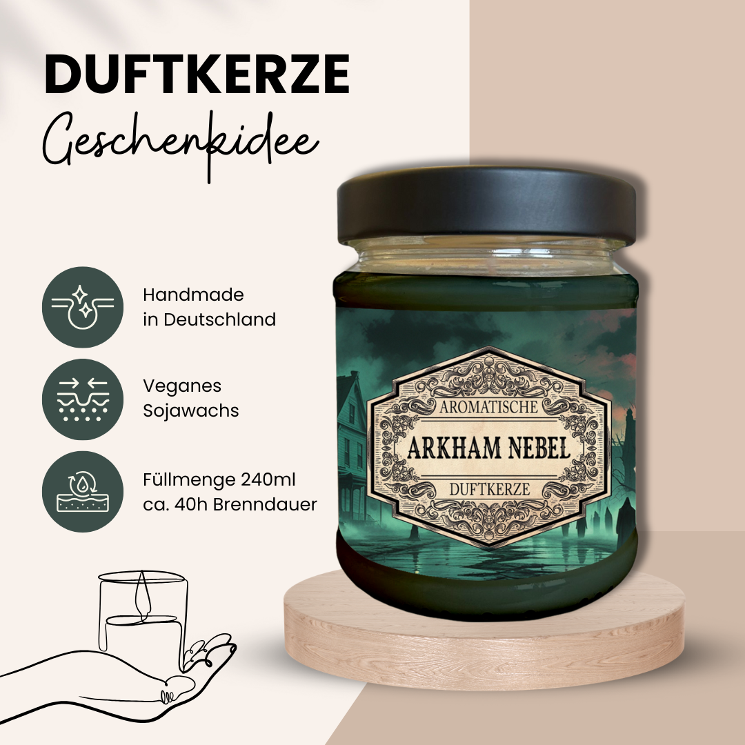 Duftkerze Horror Collection: Arkham Nebel - Fantasy Scents