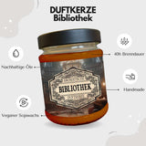 Duftkerze Bibliothek, Lesen, Cozy Reading Duftkerze