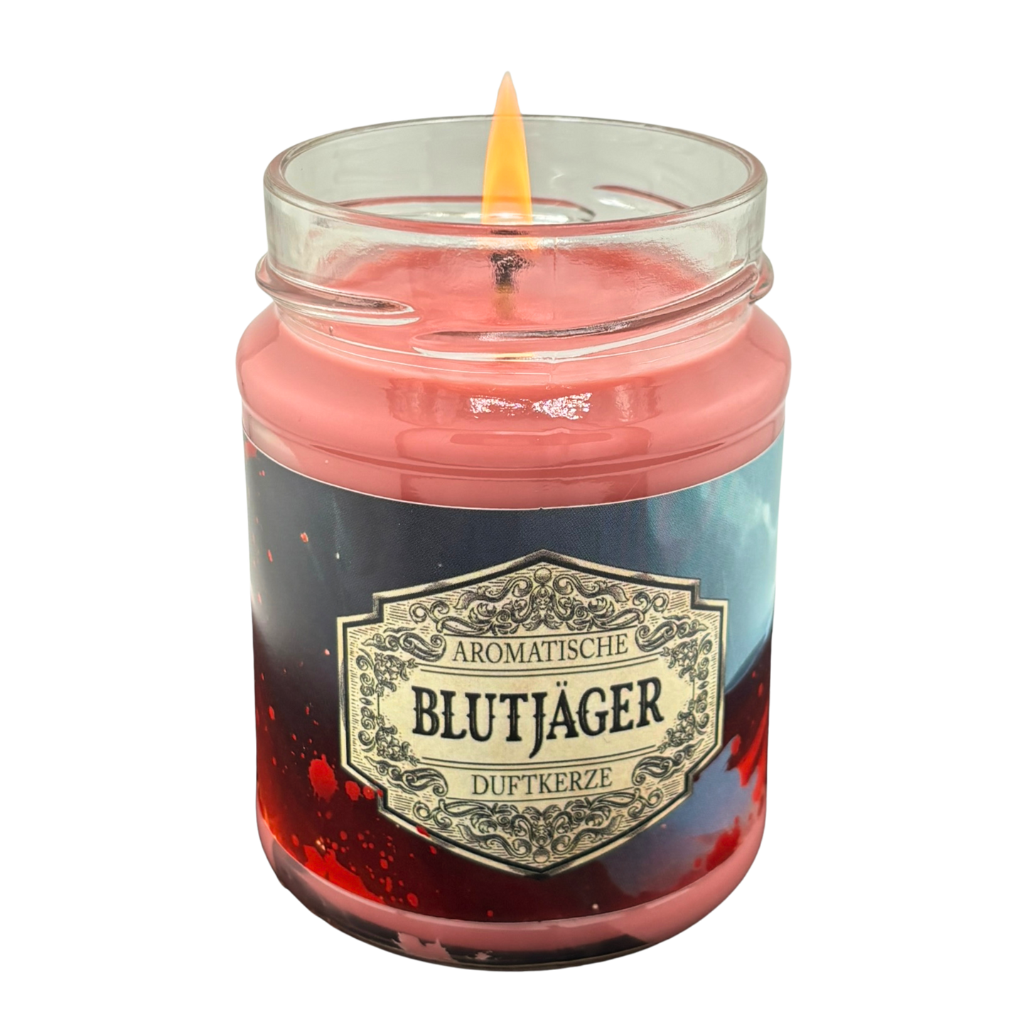 Pen and Paper Duftkerze Blutjäger mit Überraschung, Würfel
