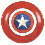 Marvel Frisbee aus elastischem Gummi, auch als Spielzeug für Hunde geeignet. Die Captain America Frisbee hat einen Durchmesser von ca. 23cm