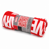 Marvel - Supersoft fleece blanket - red/white - 130x150 cm