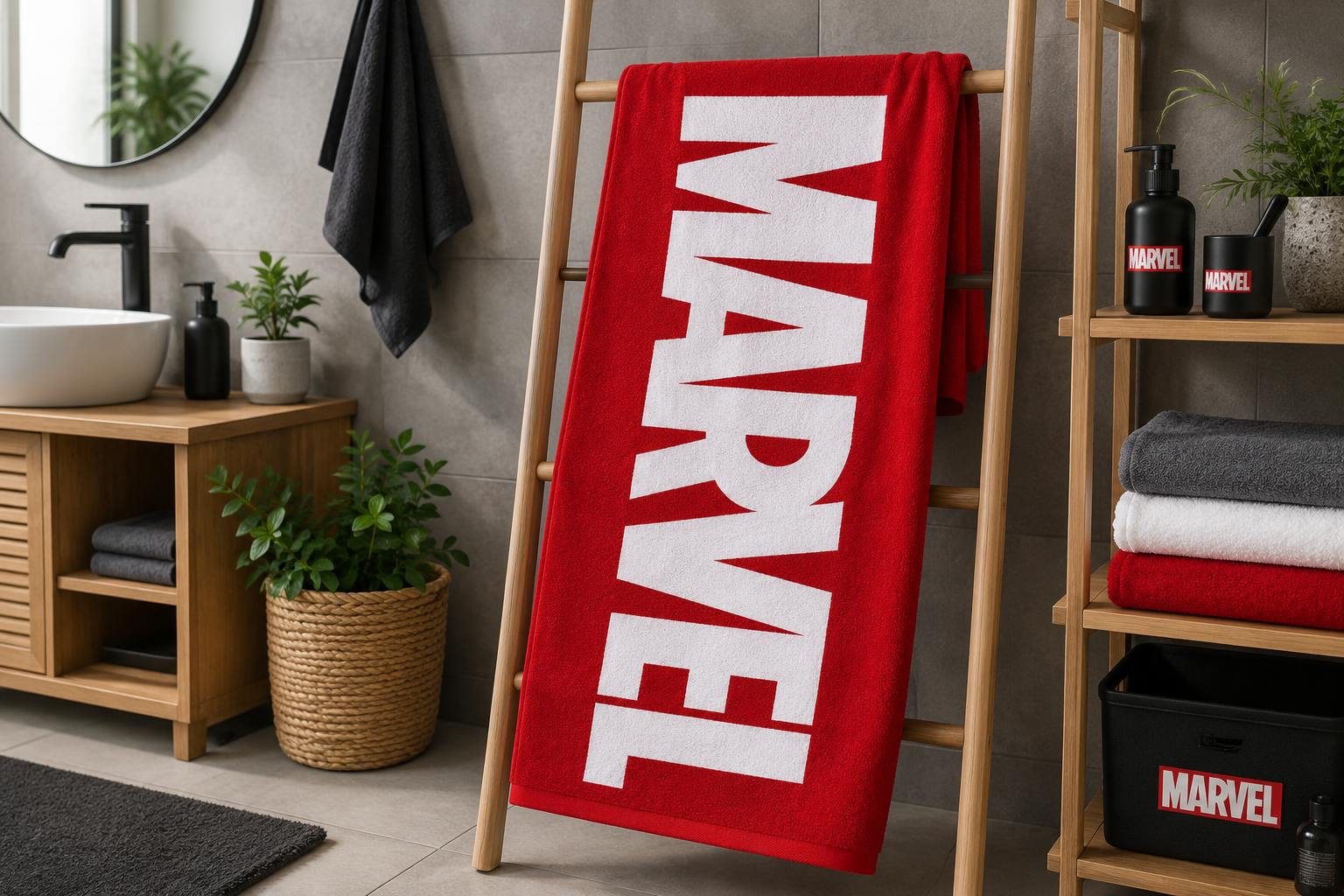Marvel Logo Cotton Towel (70x140 cm)