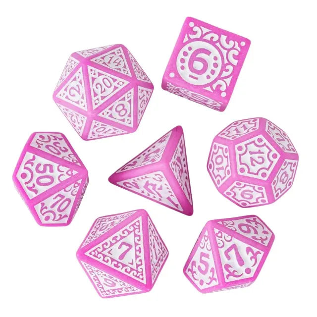 DND Würfelset „gemustert“ Polyeder Würfel für Dungeons & Dragons & RPG