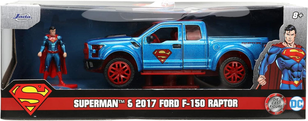 DC Universe - Superman & 2017 Ford F-150 Raptor Spielzeugauto