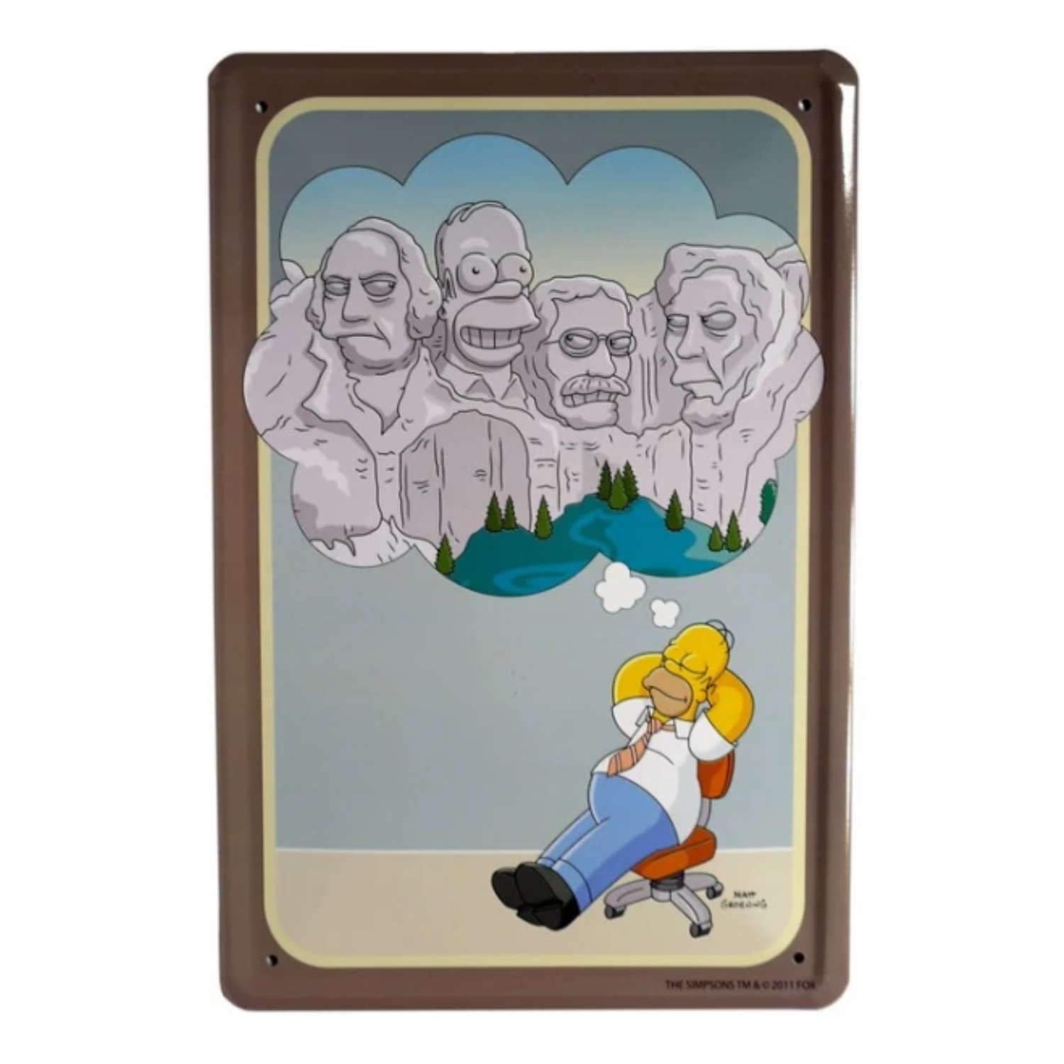 Simpsons - Blechschild