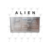 Alien - Alien-Limited Edition Boarding Ticket versilbert - Replik