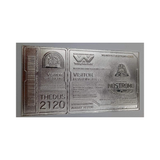 Alien - Alien-Limited Edition Boarding Ticket versilbert - Replik